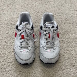 Nike air max White Sneakers with Red Accents - Size 13